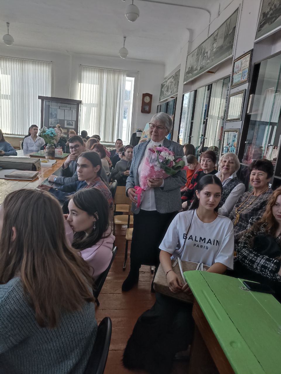 на встрече с писательницей Т.П. Линчук
